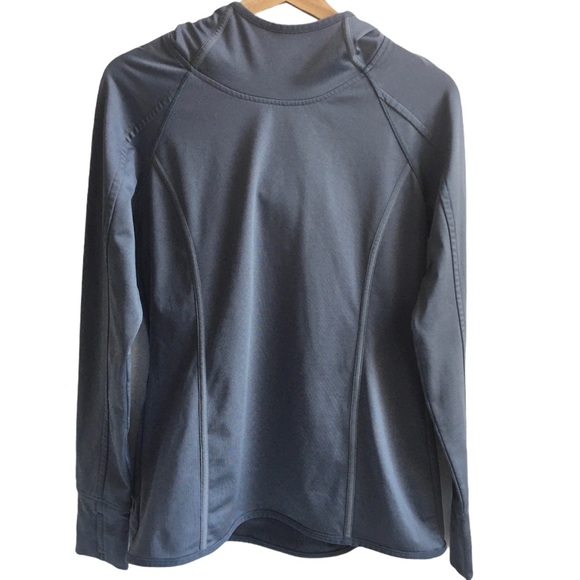 Athleta Tops - Athleta Pullover Plush Tech Running Hoodie Gray M
